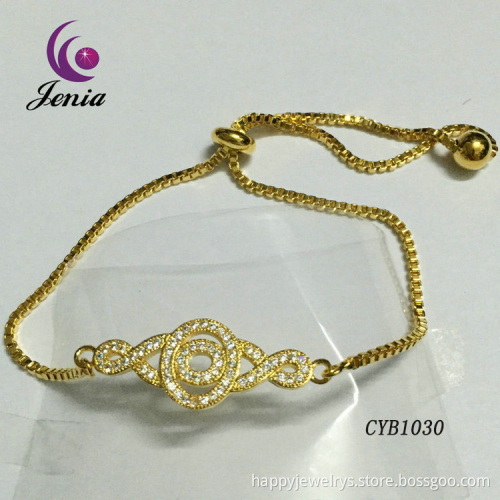 Jenia High Quality Custom LOGO Chain Button Bracelet